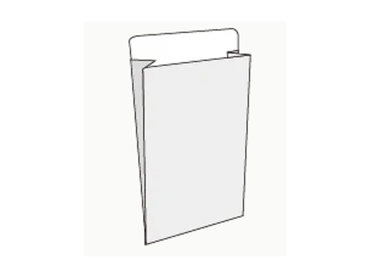 No Bottom Gusset construction illustration