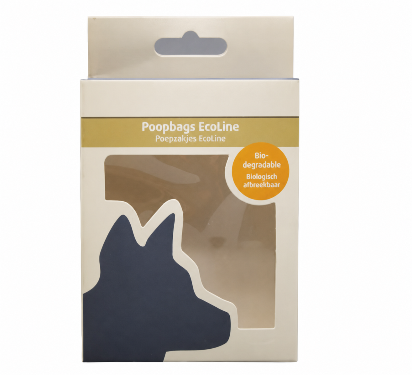 Front view of FSC-certified pet product window carton