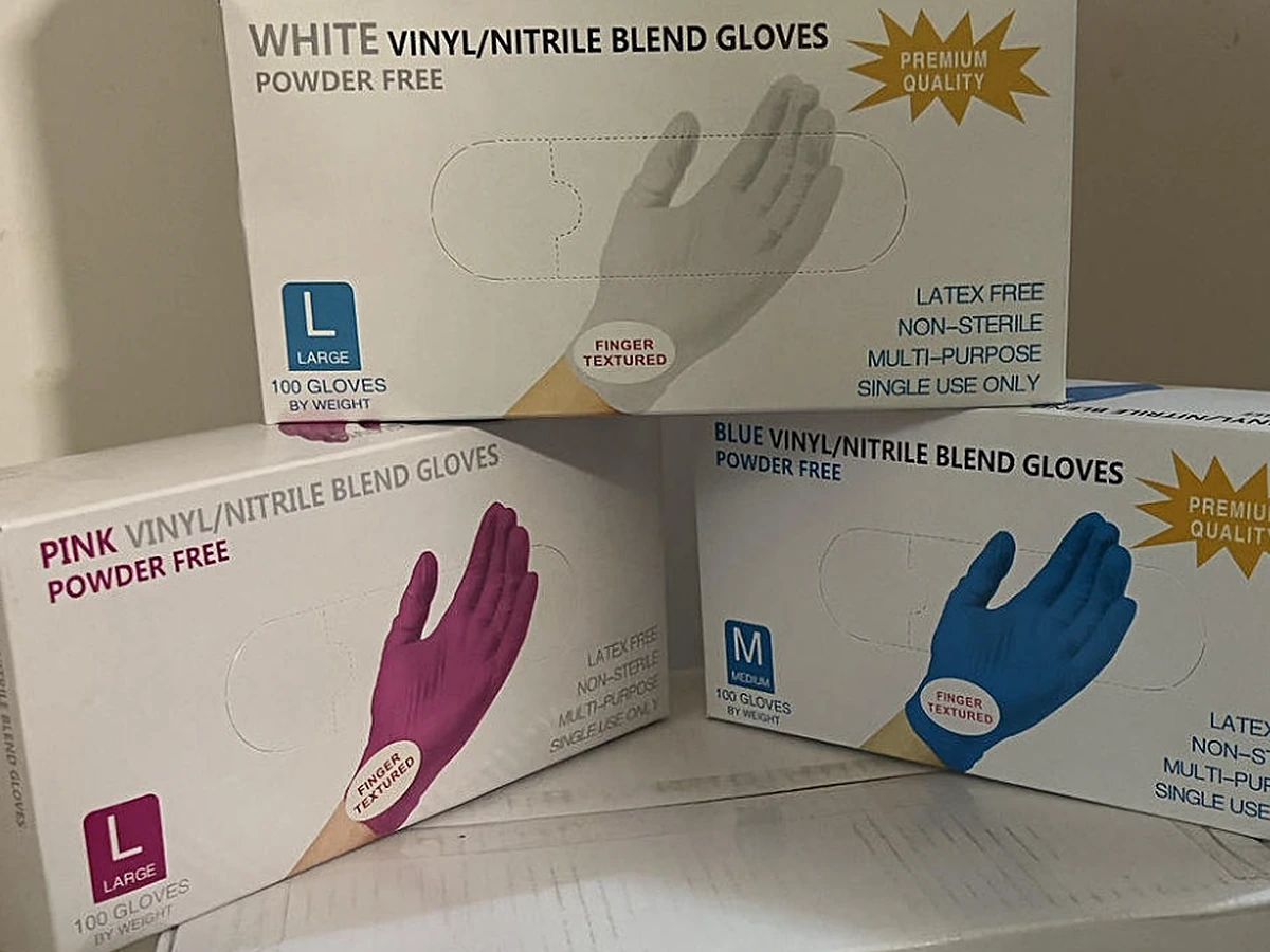 Tear-Strip Dispenser Box for Disposable Gloves